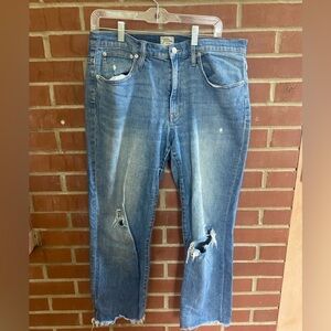 J. Crew slim boyfriend jeans! Lightly worn, size 30